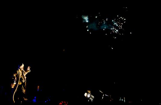 Fireworks is the classic symbol of the coming year.