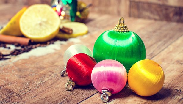 Colorful Christmas decorations for your Christmas tree and christmas well-being.