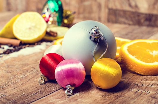 Colorful Christmas decorations for your Christmas tree and christmas well-being.