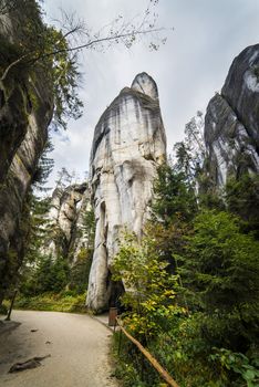 Path in Adrspach - Teplice Rocks