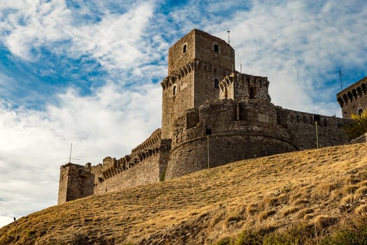 Italy: The Rocca Maggiore dominates for more than eight hundred years the citadel of Assisi and the valley of the Tescio, constituting the most valid fortification for their defense.