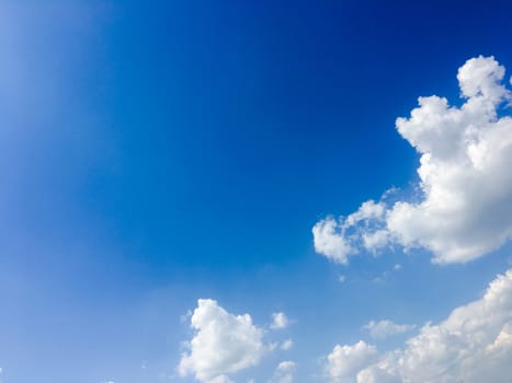 Beautiful blue sky with clouds background. Sky with clouds weather nature cloud blue. Blue sky with clouds and sun