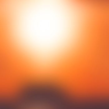 Abstract orange yellow sunset soft blurred background. Canvas for any project