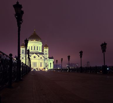 Night Moscow
church