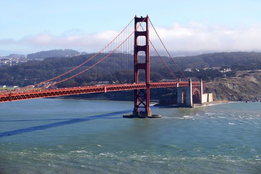 Golden Gate Bridge in San Francisco. Calofornia, USA