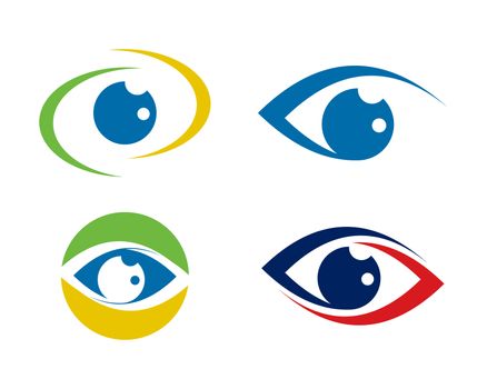 eye care logo template