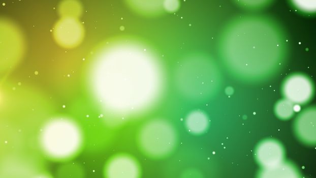 3d illustration of Abstract bokeh. Colorful spring or summer background. Holiday background.