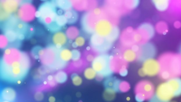 3d illustration. Abstract particles background. Holiday, weekend, happy.