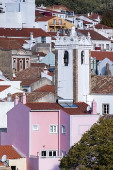 Details of the architecture of Monchique village, located in Portugal.