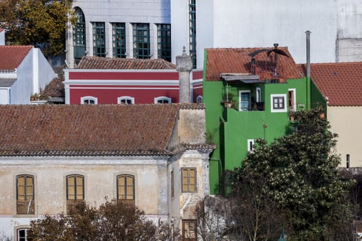 Details of the architecture of Monchique village, located in Portugal.