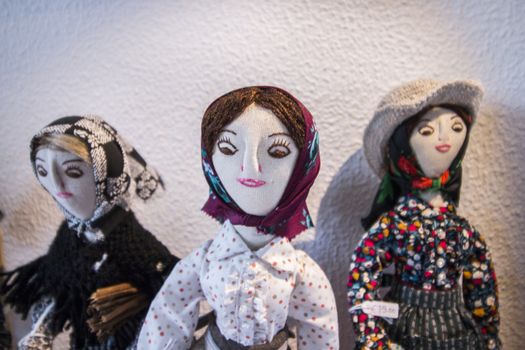Souvenir dolls of Portuguese characters, ladies from the countryside.