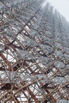 Soviet military Radar System Duga near Chernobyl Nuclear Power Plant