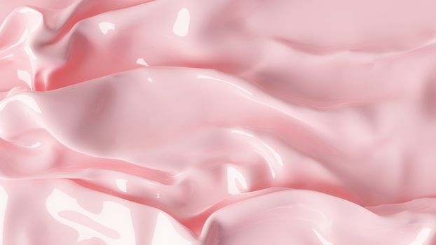 3D Illustration Abstract Pink Background with Glare