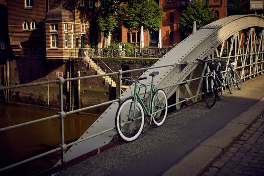 Hanseatic scenary in Hamburg Germany