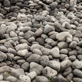 Volcanic rock beach - ideal for backgrounds