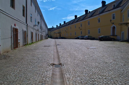 City inside Petrovaradin fortress, Serbia