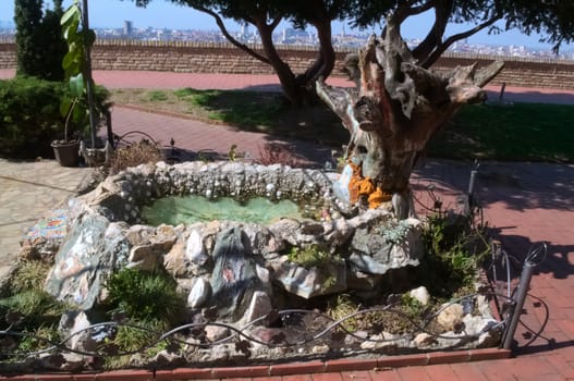 Small fountain on Petrovaradin fortress, Novi Sad, Serbia