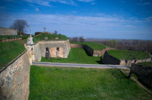 Landscape at Petrovaradin fortress, Serbia