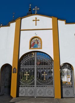 Entrance into Monastery complex Privina Glava, Serbia