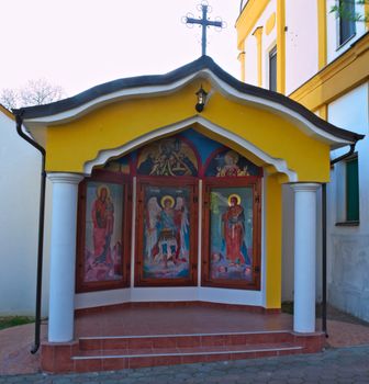 Small open chapel at monastery Privina Glava, Serbia