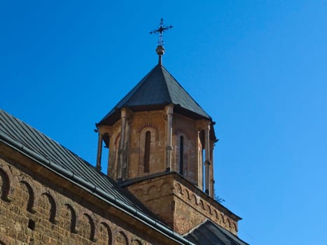 Tower of main church in monastery Privina Glava, Serbia