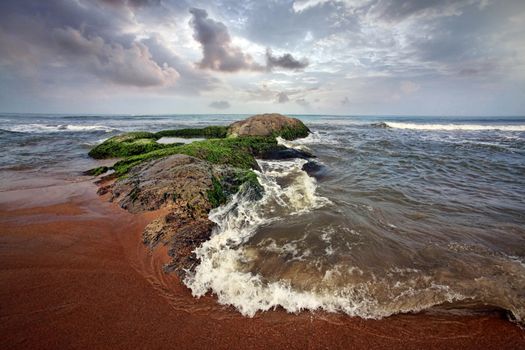 The big stones at ocean