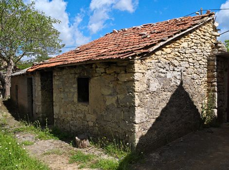Mediterranean style stone cottage