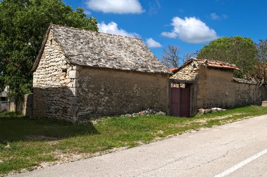 Mediterranean style stone house