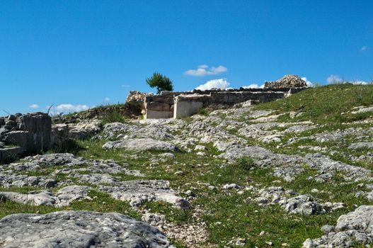 Remains on Bribir fortress, Dalmatia