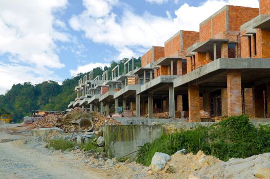 New homes under construction
