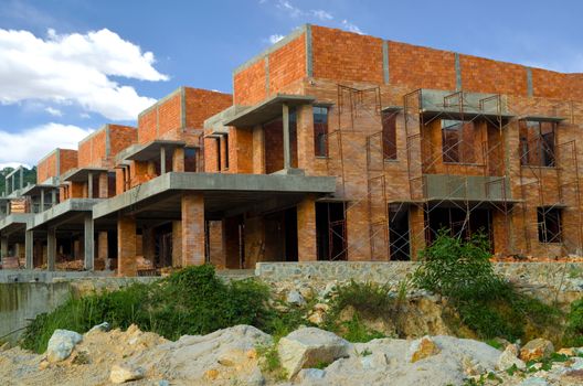 New homes under construction