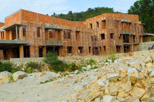 New homes under construction