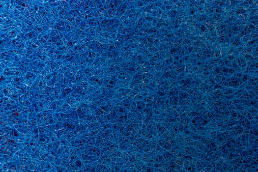 blue sponge bath macro shooting bubbles texture