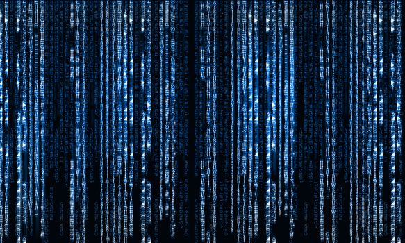 Background image with characters representing security concept