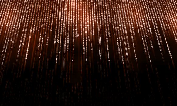 Background image with characters representing security concept