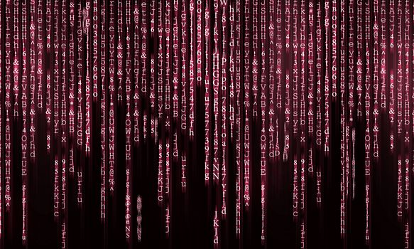 Background image with characters representing security concept