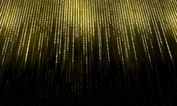 Background image with characters representing security concept