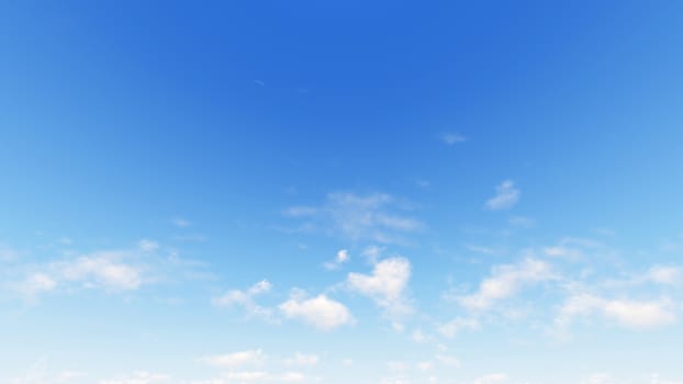 Cloudy blue sky abstract background, blue sky background with tiny clouds, 3d illustration