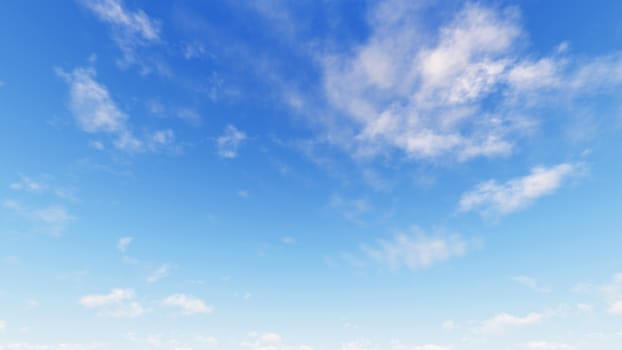 Cloudy blue sky abstract background, blue sky background with tiny clouds, 3d illustration