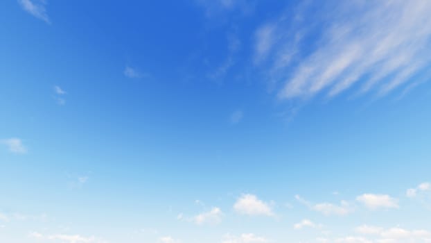 Cloudy blue sky abstract background, blue sky background with tiny clouds, 3d illustration