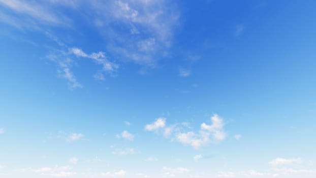 Cloudy blue sky abstract background, blue sky background with tiny clouds, 3d illustration