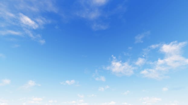 Cloudy blue sky abstract background, blue sky background with tiny clouds, 3d illustration