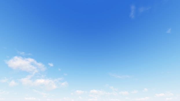 Cloudy blue sky abstract background, blue sky background with tiny clouds, 3d illustration