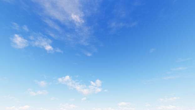 Cloudy blue sky abstract background, blue sky background with tiny clouds, 3d illustration