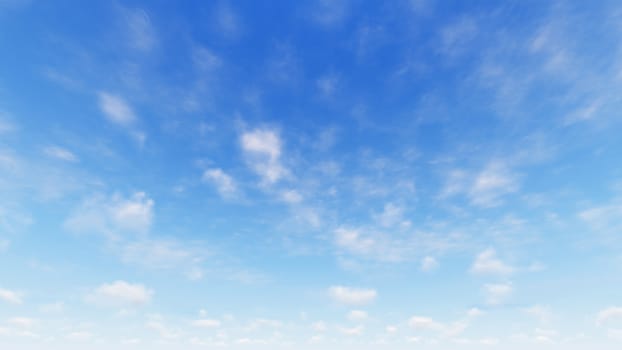 Cloudy blue sky abstract background, blue sky background with tiny clouds, 3d illustration