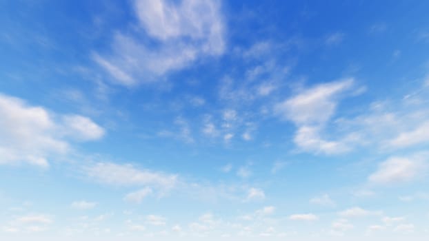 Cloudy blue sky abstract background, blue sky background with tiny clouds, 3d illustration