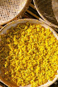 Dried chrysanthemum flowers