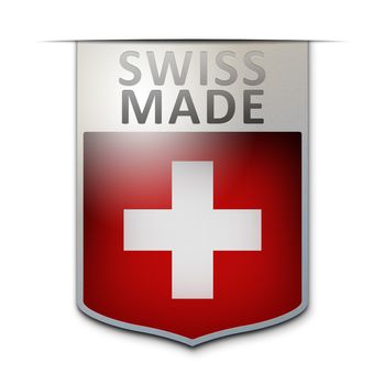 An image of a nice swiss made badge