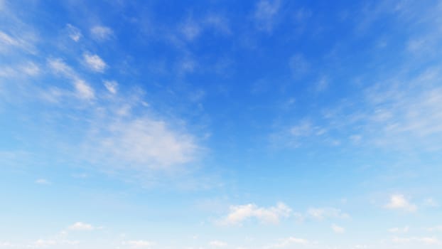 Cloudy blue sky abstract background, blue sky background with tiny clouds, 3d illustration