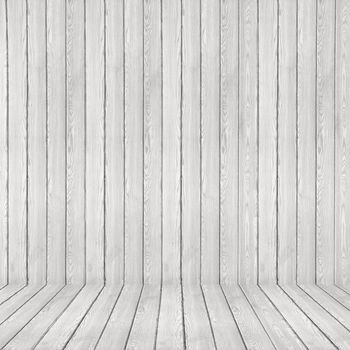 White floor and wall Wood Pattern. Wood texture background